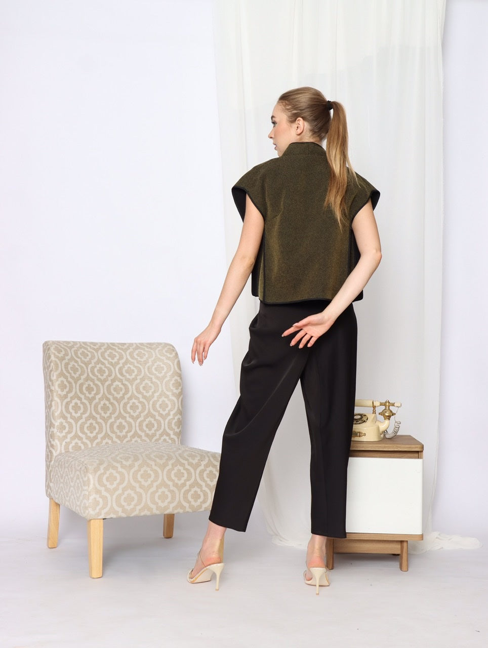 Outer Kaku Kantong in Olive