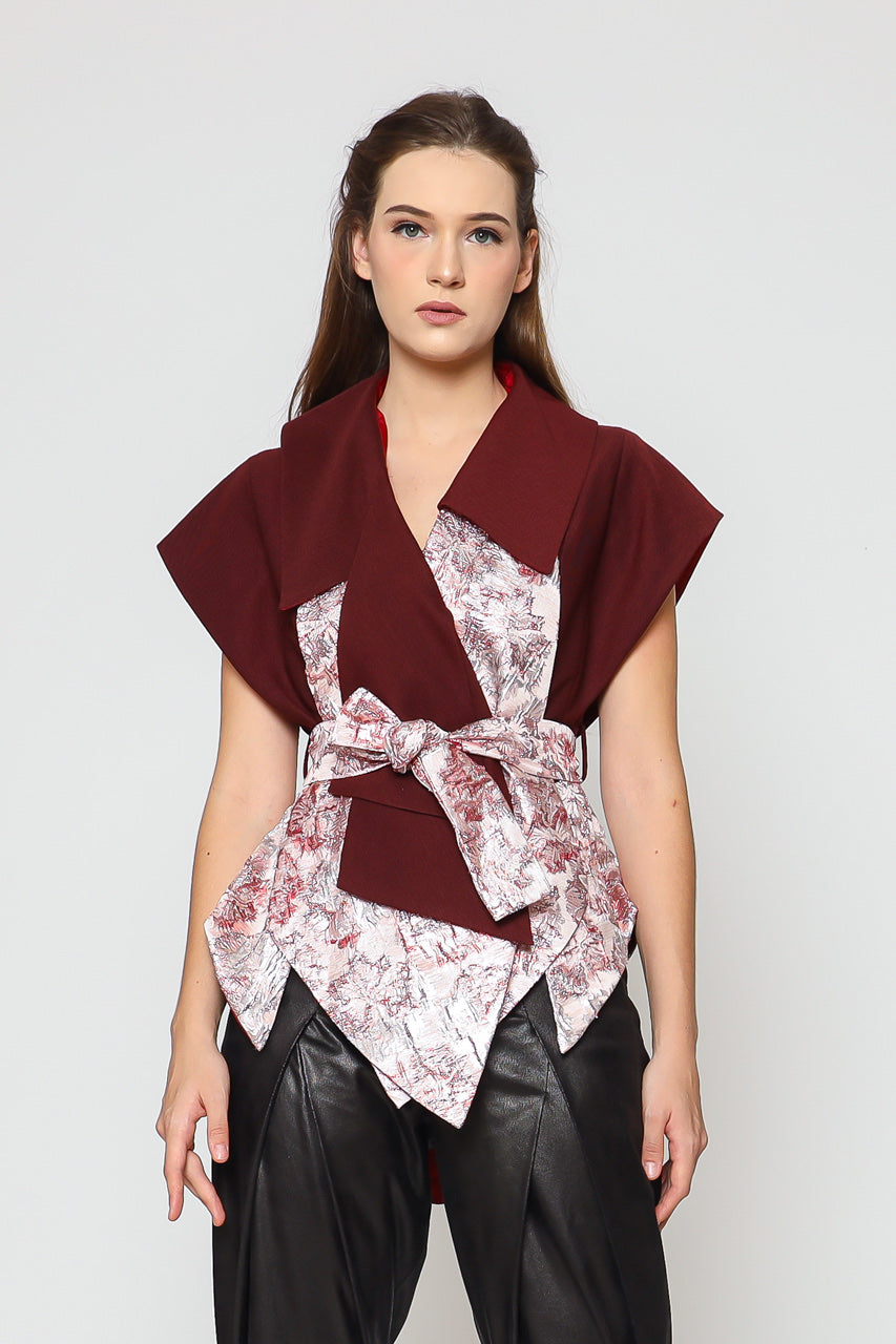Bloom et Champs Top Uler Jacquard Merah