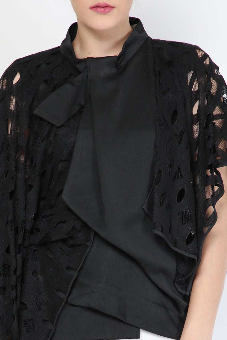 Top Brukat Hitam