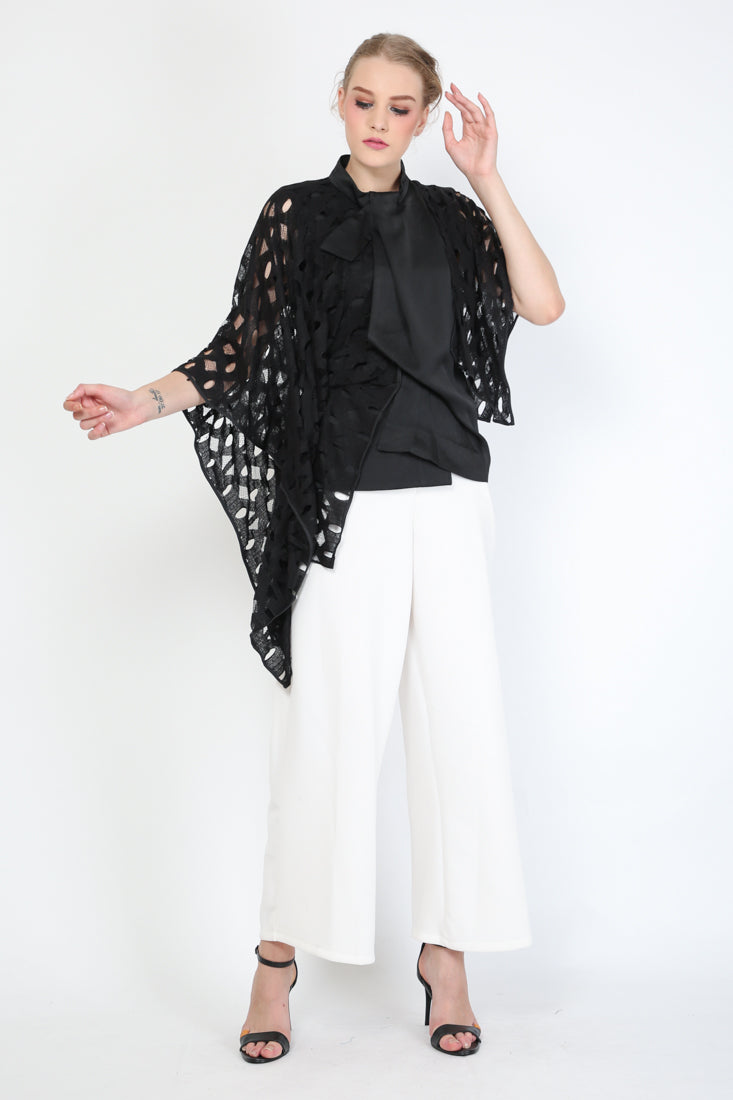 Top Brukat Hitam