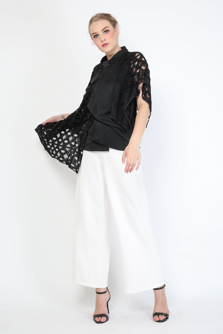 Top Brukat Hitam