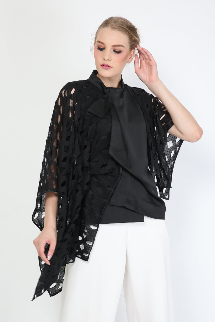 Top Brukat Hitam