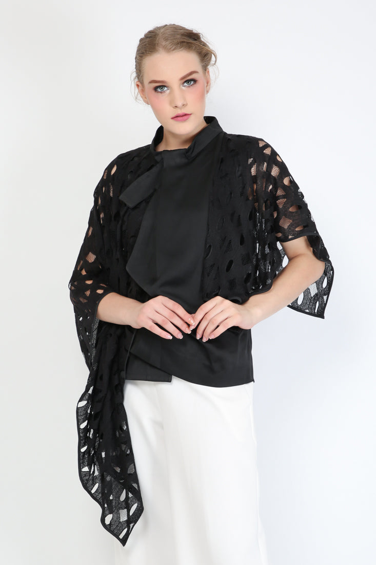 Top Brukat Hitam
