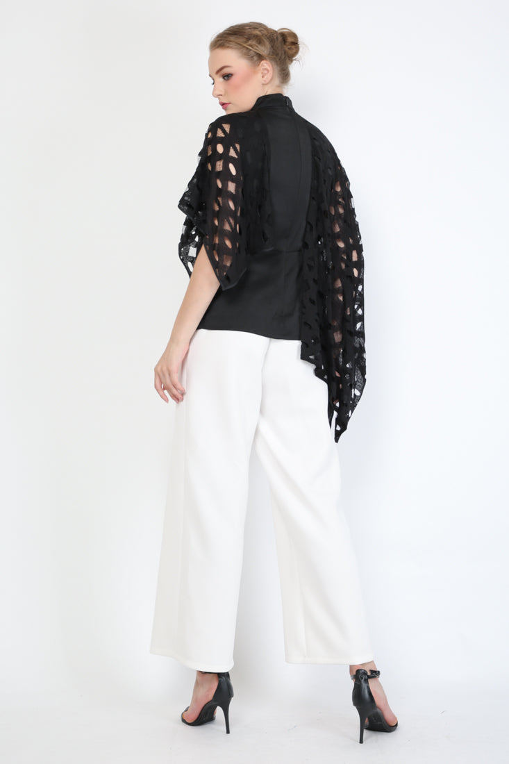 Top Brukat Hitam