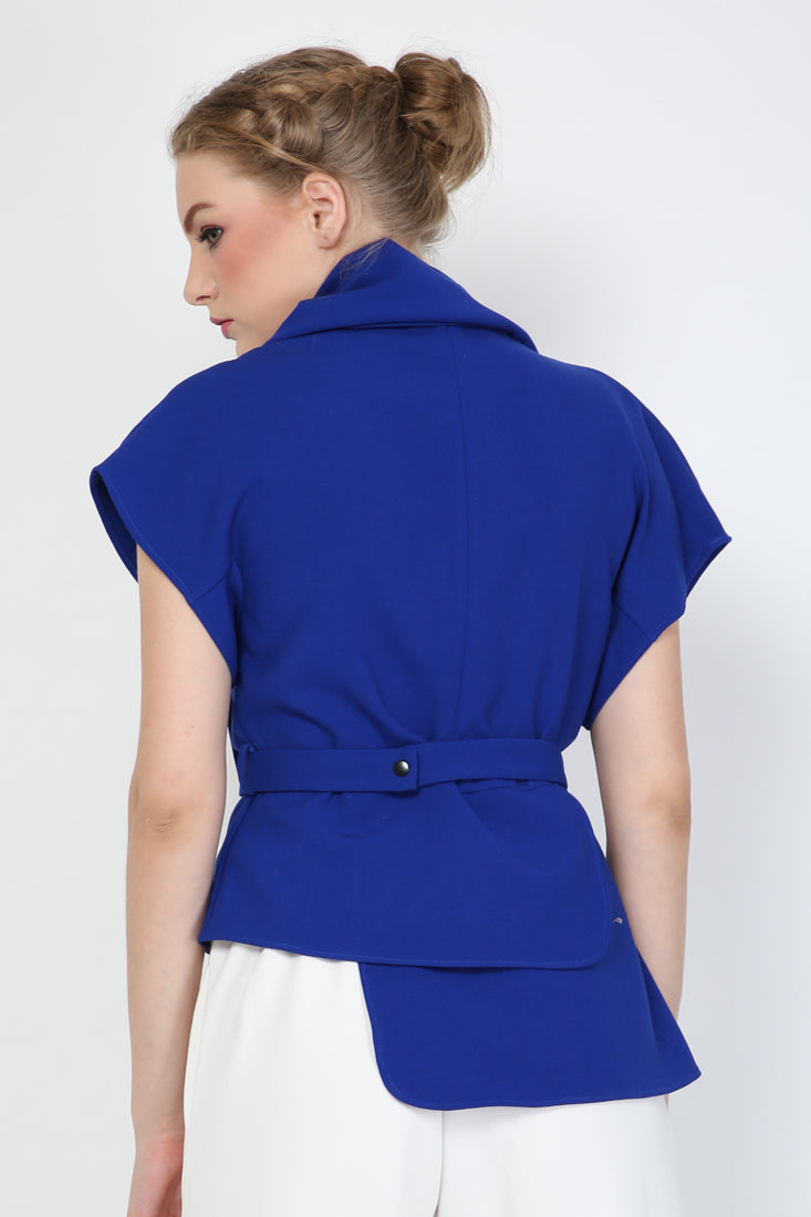 Top Scarf Biru
