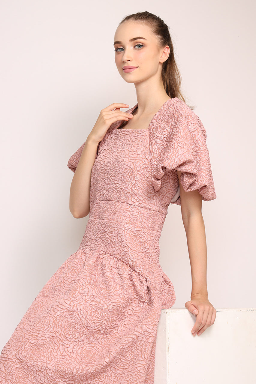 Bloom et Champs Dress Embossed Floral