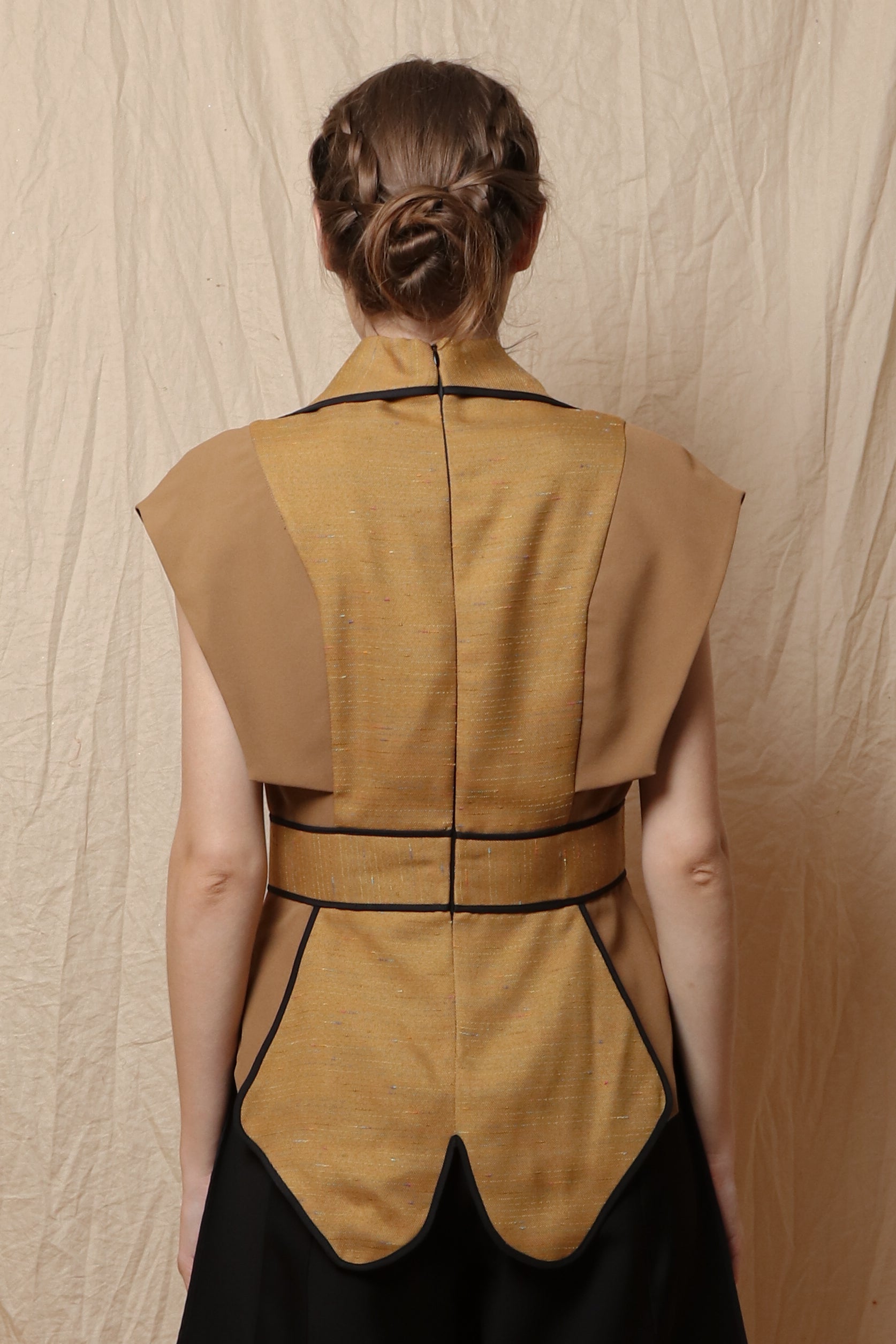 Blazer Kipas Mustard