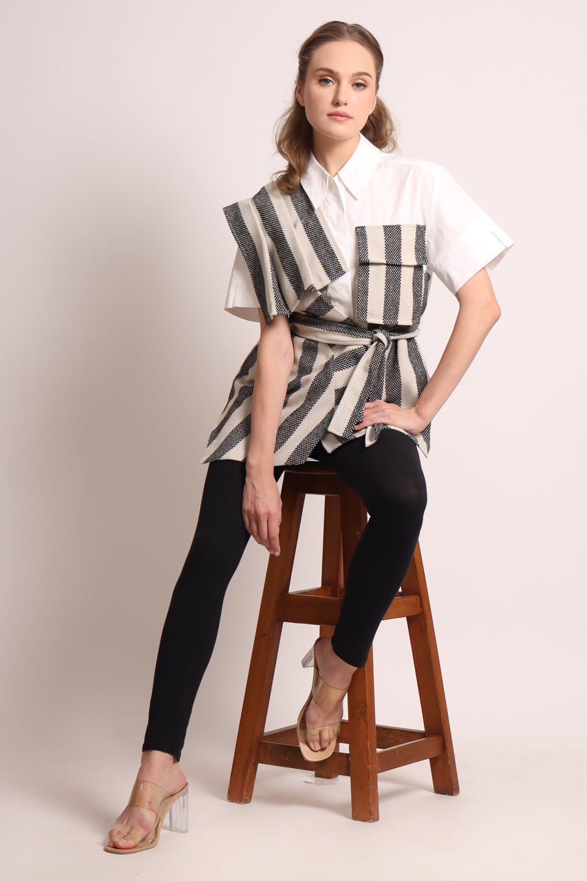 Bloom et Champs Kemeja Zebra Tweed