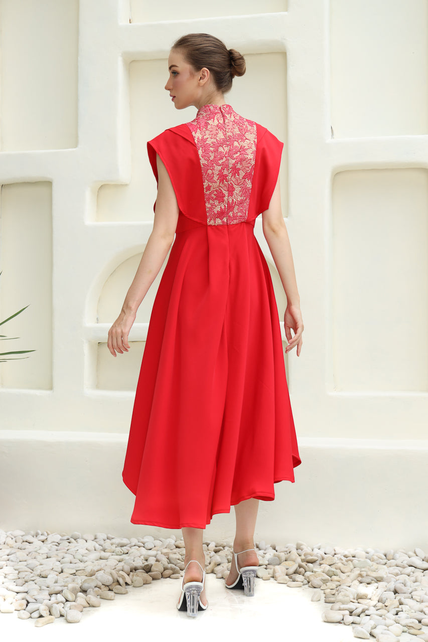 Bloom et Champs Dress Merah Emas
