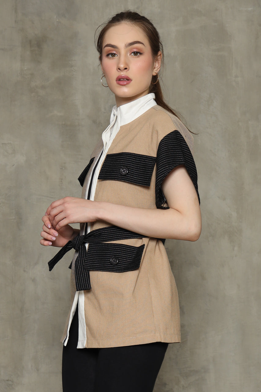 Bloom et Champs Kemeja Color Block
