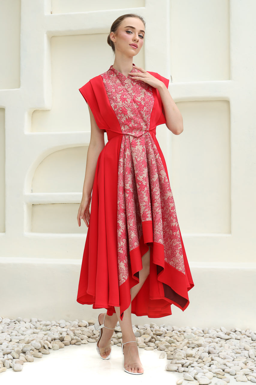 Bloom et Champs Dress Merah Emas