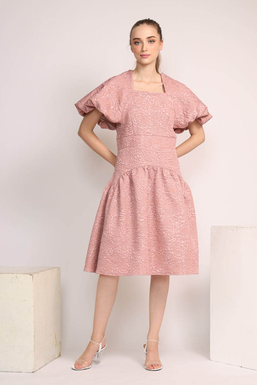 Bloom et Champs Dress Embossed Floral