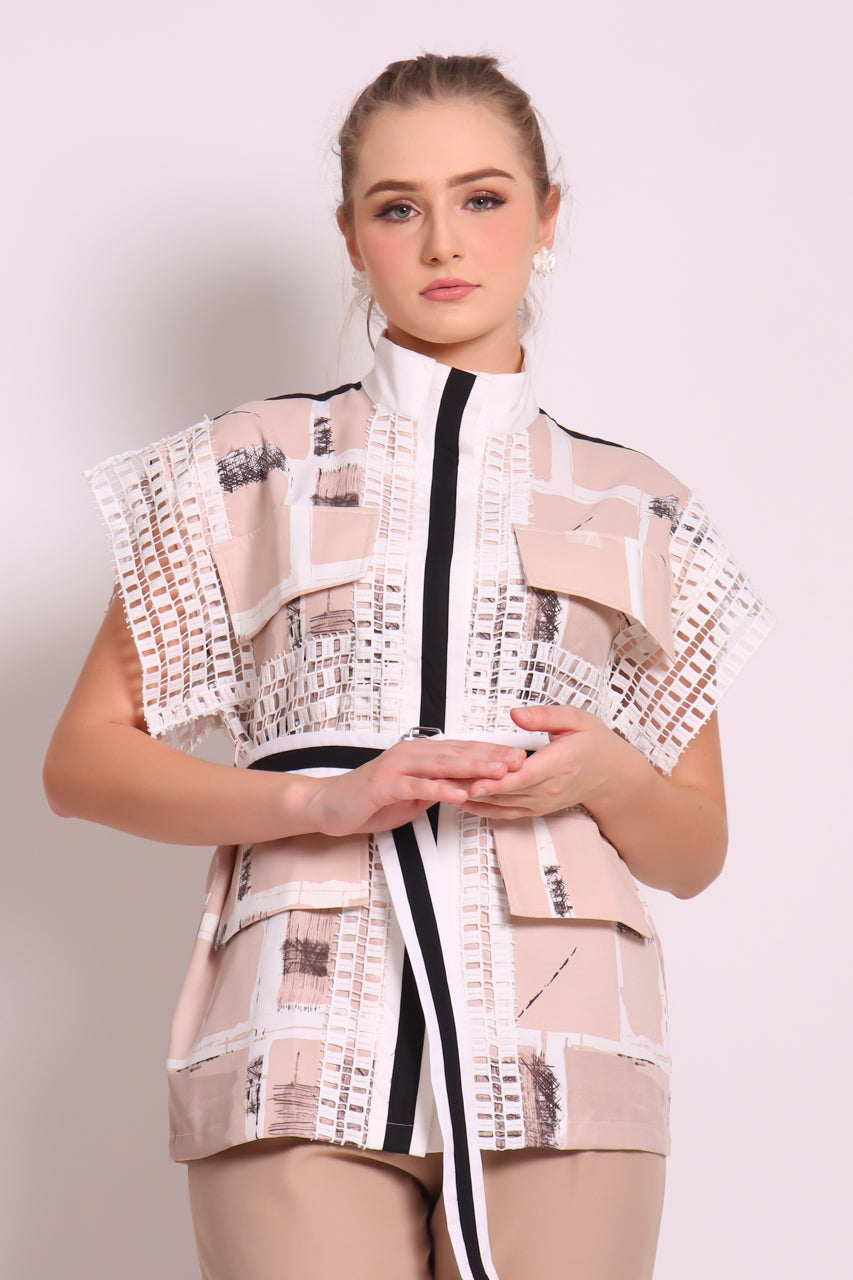 Bloom et Champs Kemeja AK Abstract