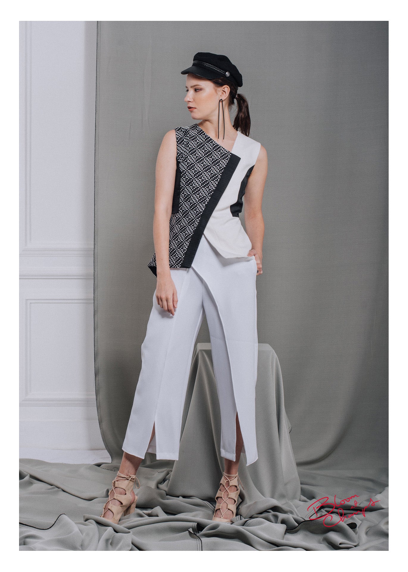 Half Abstract Panda Top