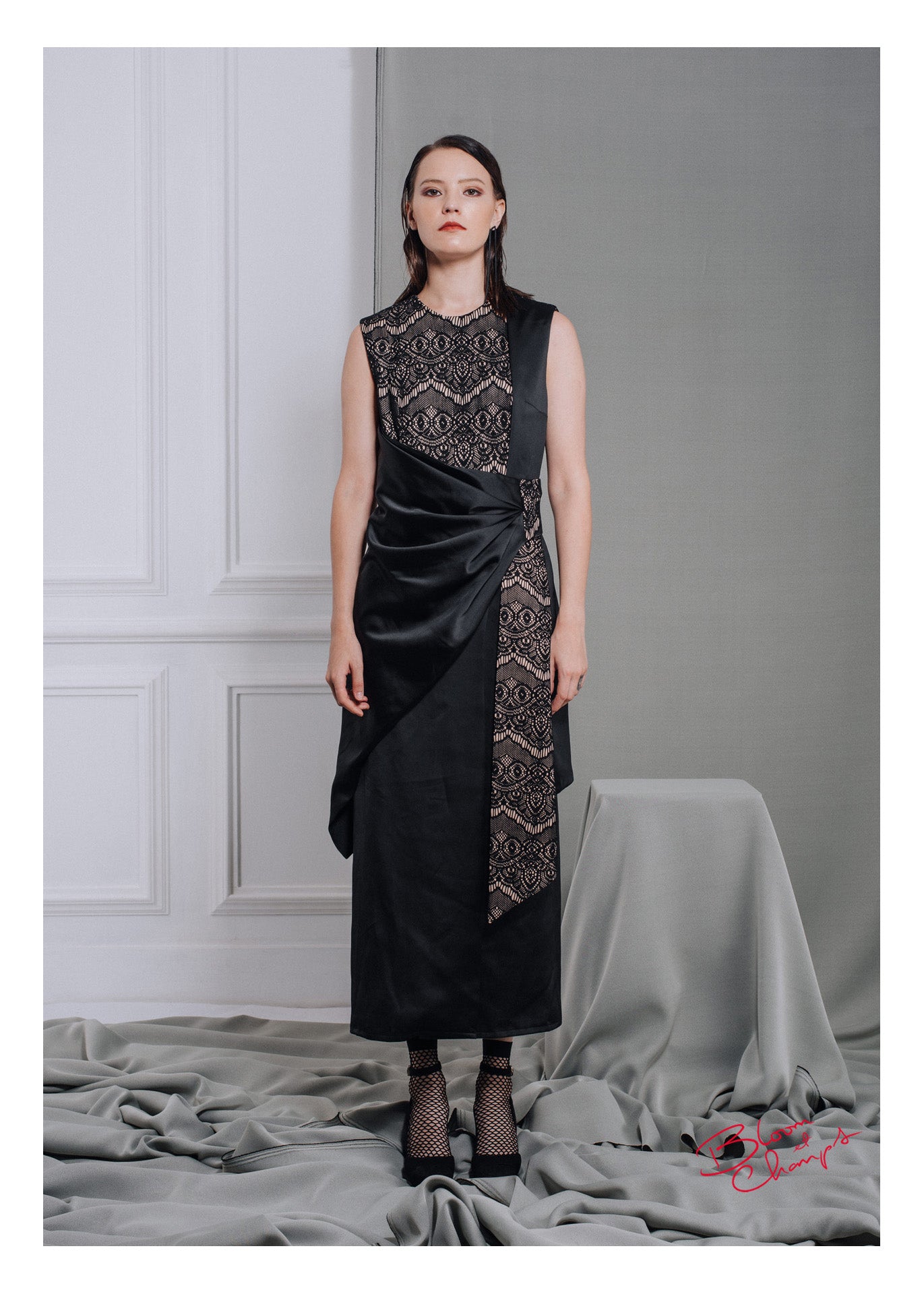 Long Dress Side Rampled