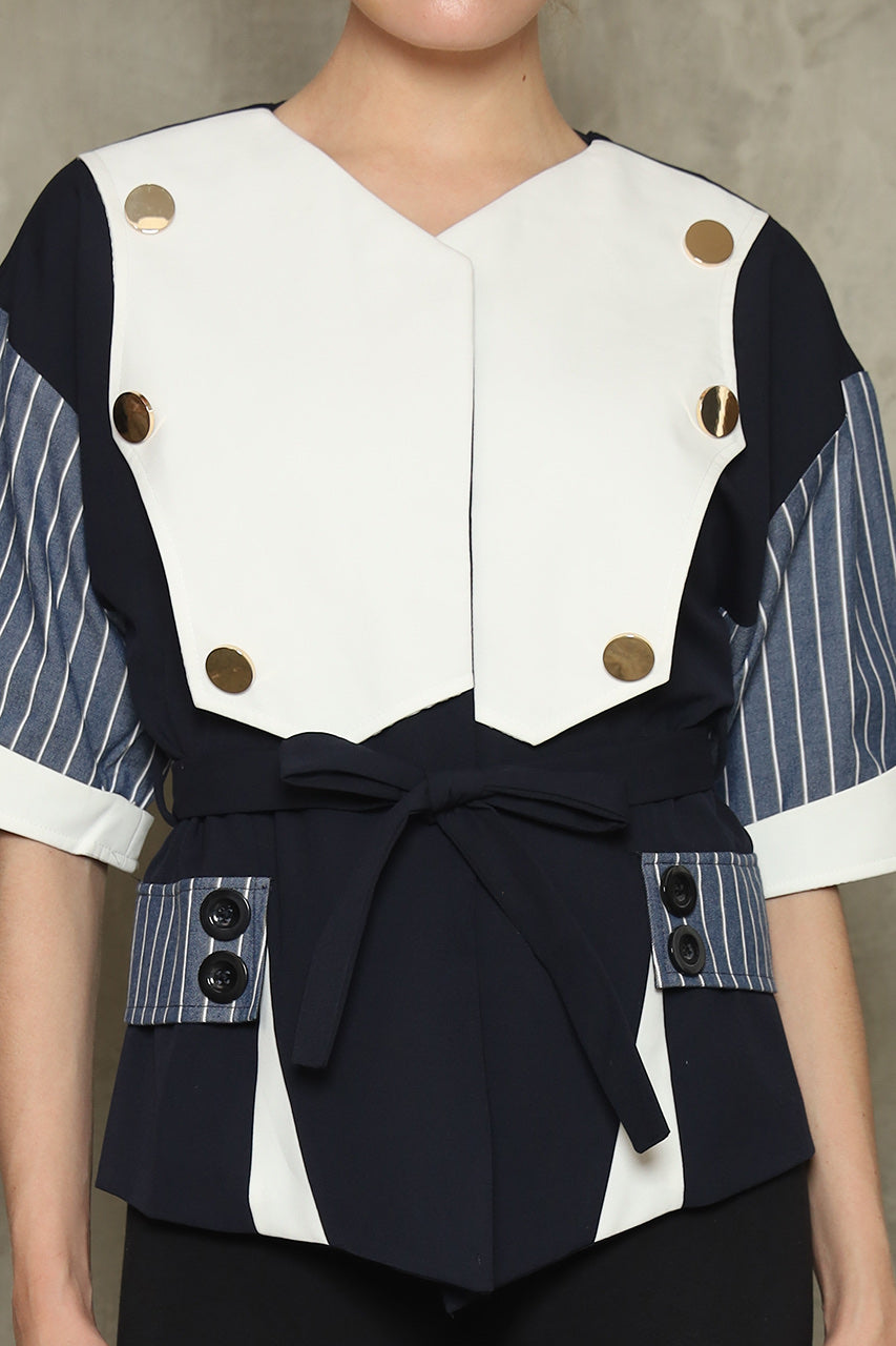 Bloom et Champs Kemeja Kancing Hitam