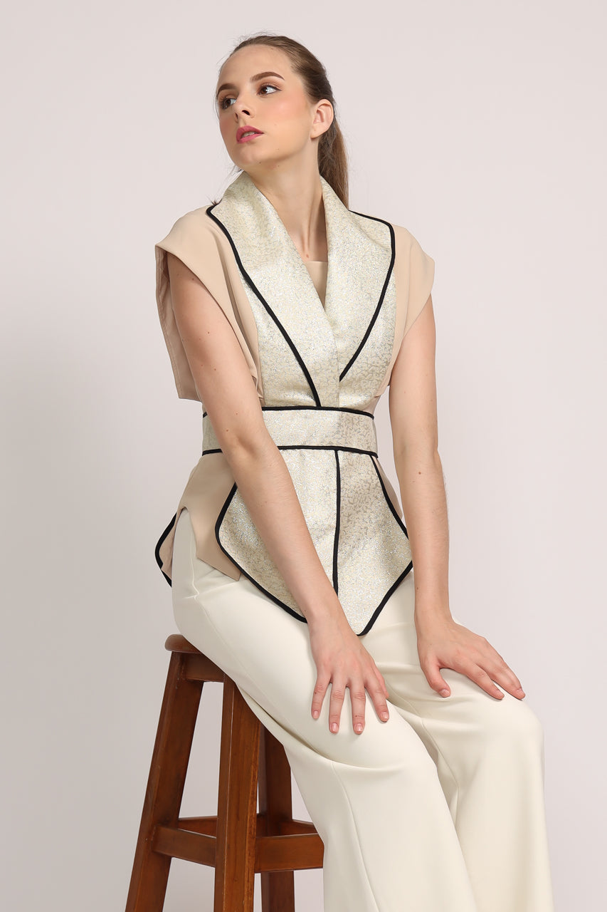 Bloom et Champs Blazer Kipas Beige