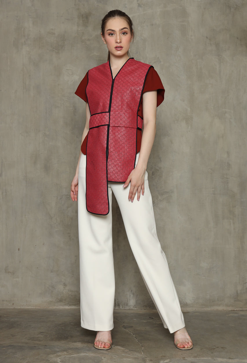 Bloom et Champs Salem List Top in Red