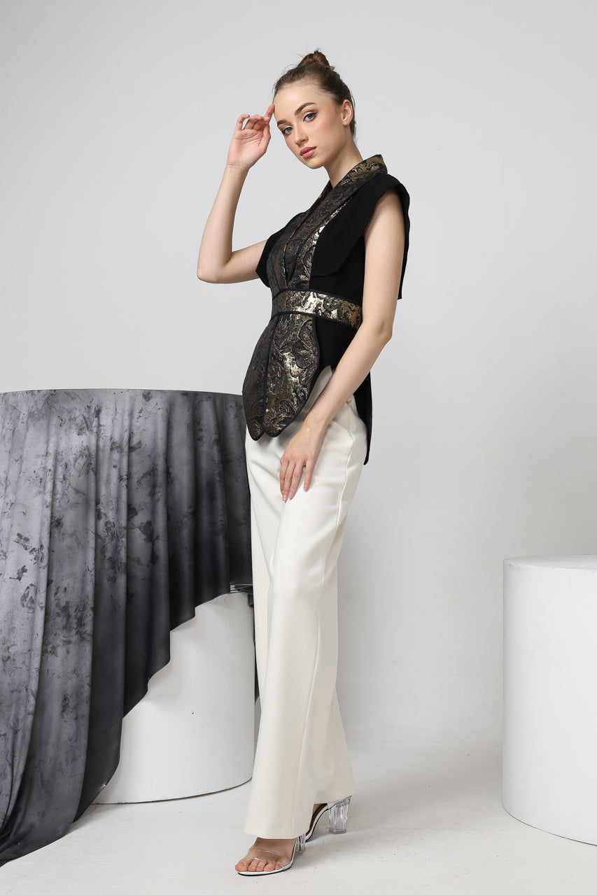 Bloom et Champs Blazer Kipas Gold