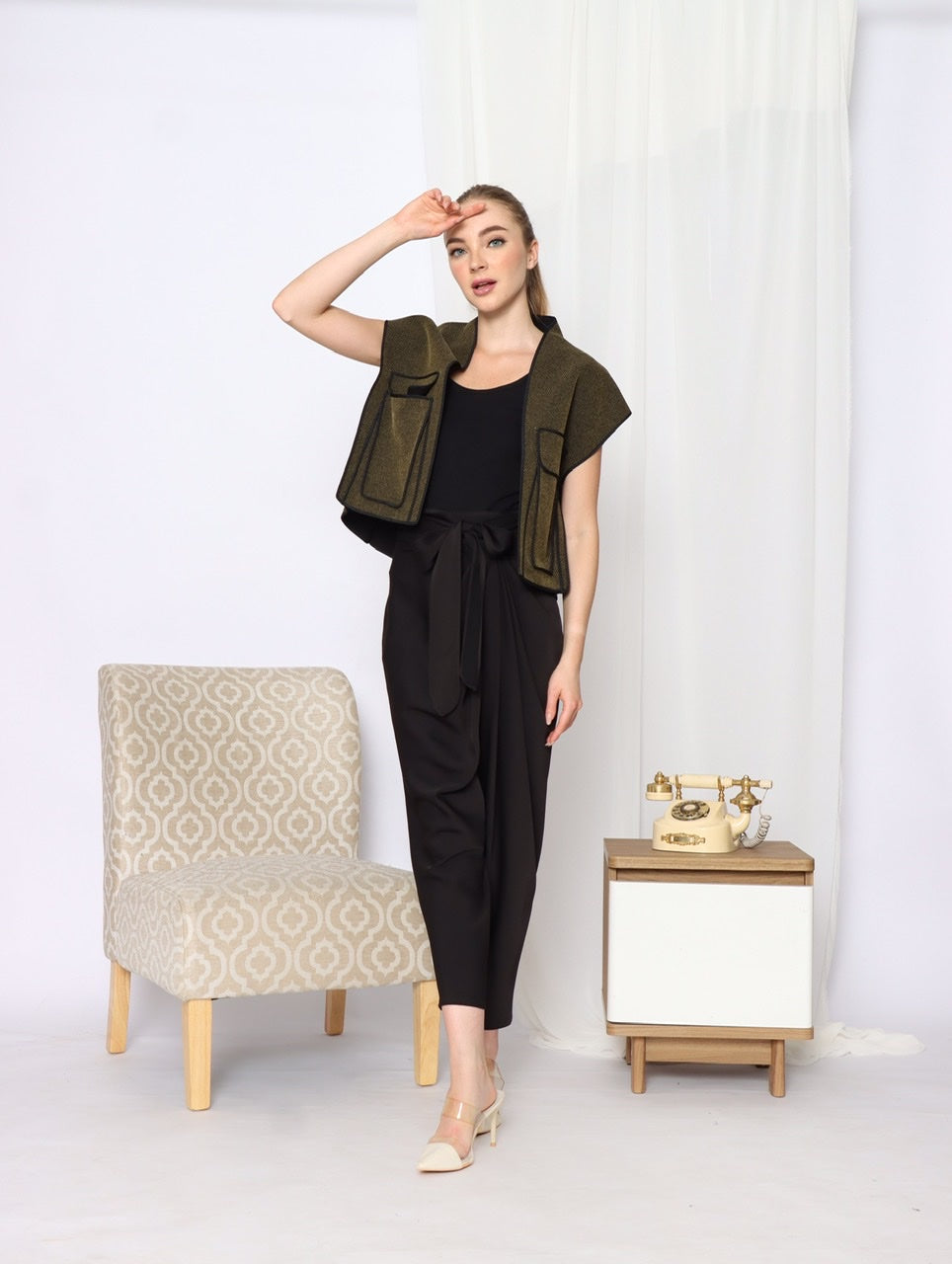 Outer Kaku Kantong in Olive