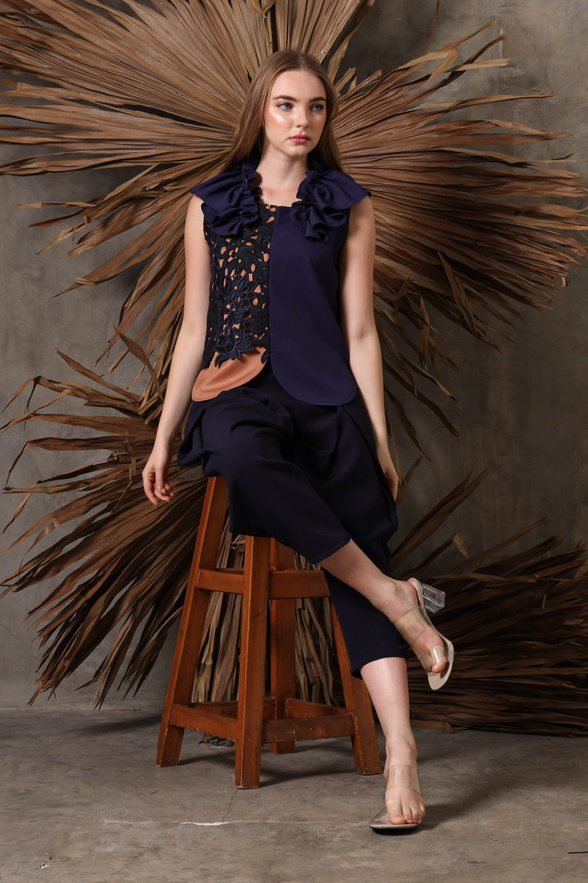 Bloom et Champs Top Kerah Kerut