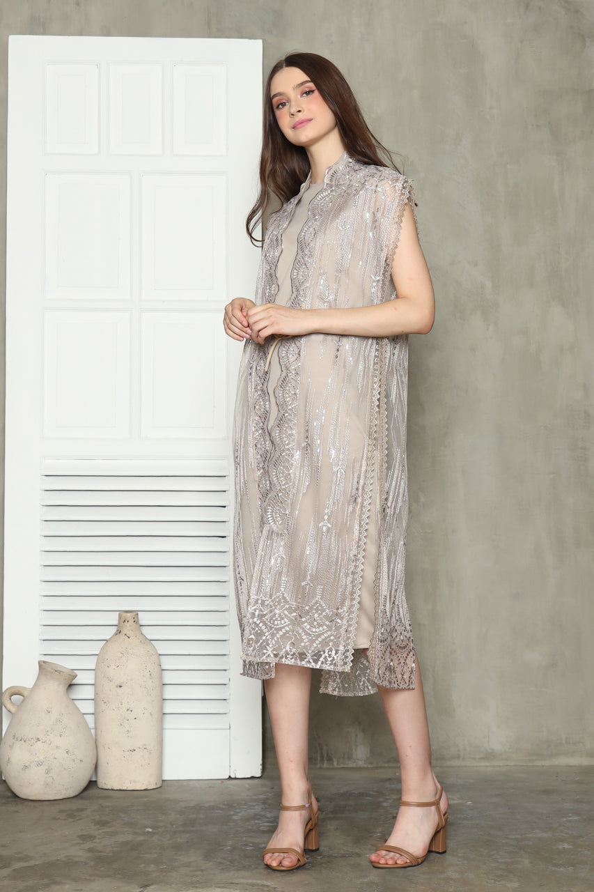 Bloom et Champs Dress Bombay in Nude