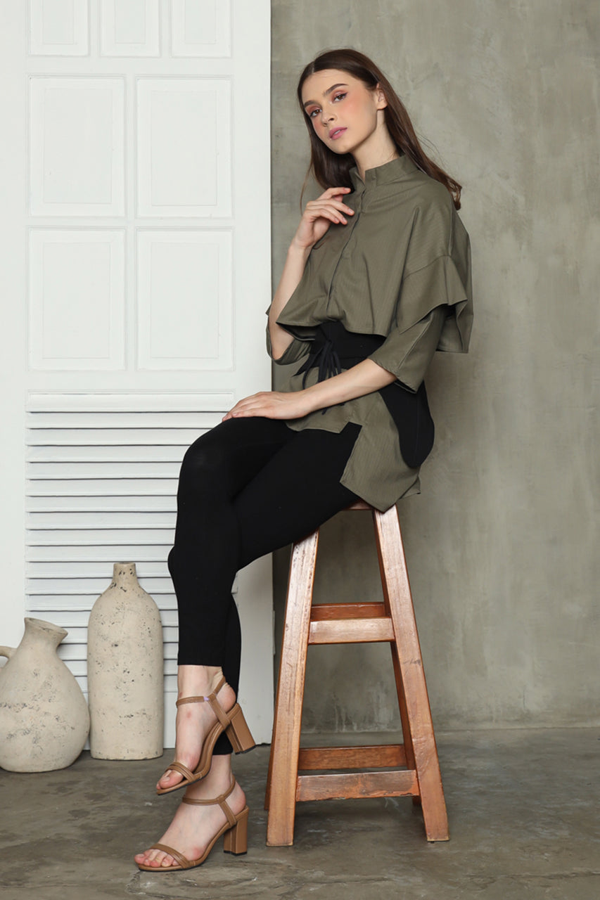 Bloom et Champs Kemeja Obi in Olive