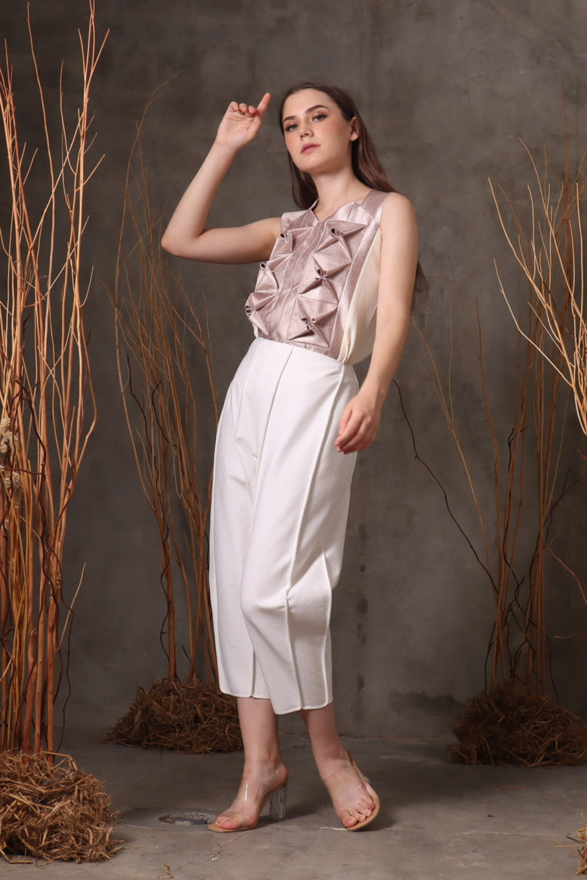 Bloom et Champs Top Origami Rosegold