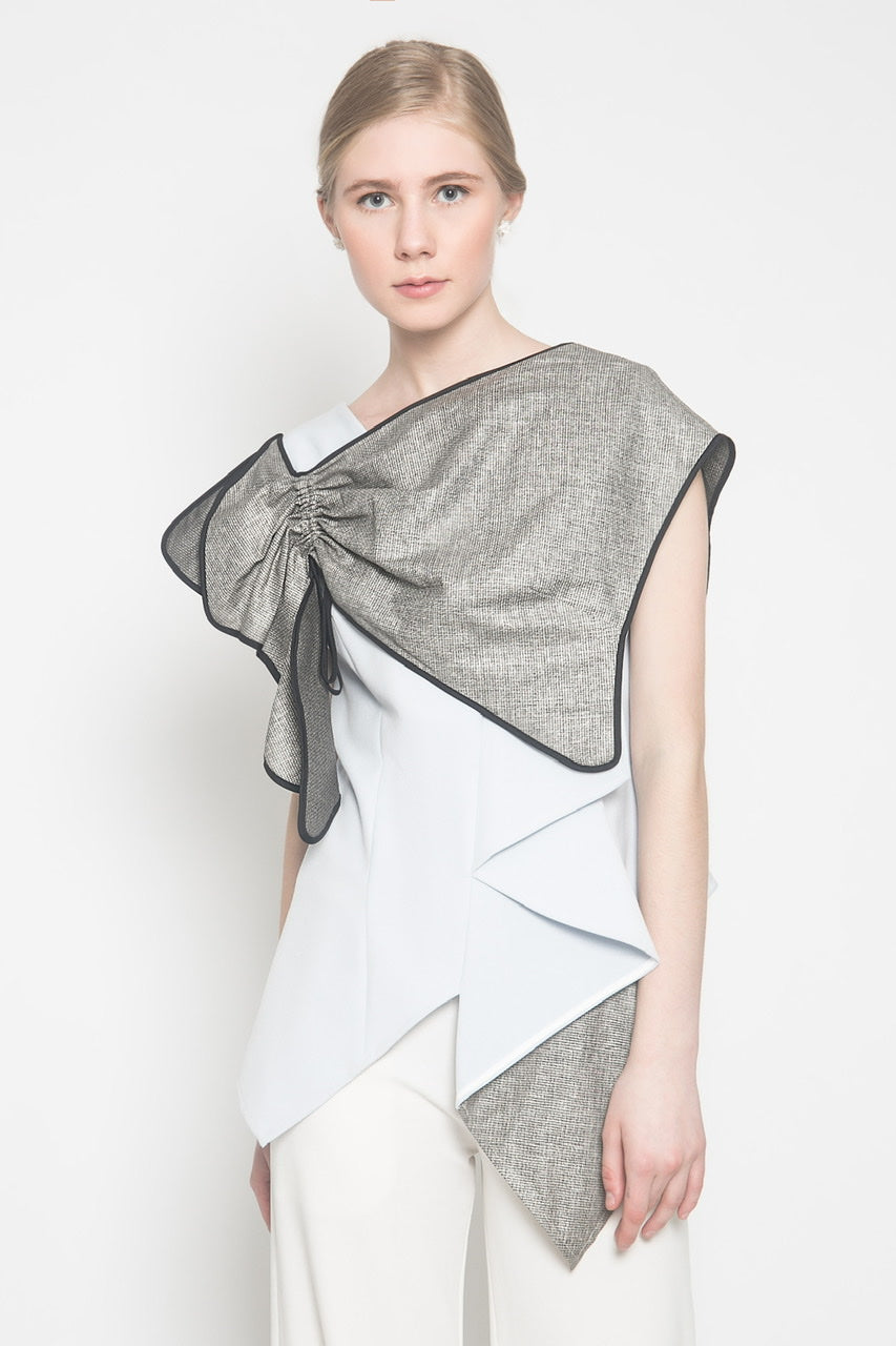 Top Serut Baby Blue