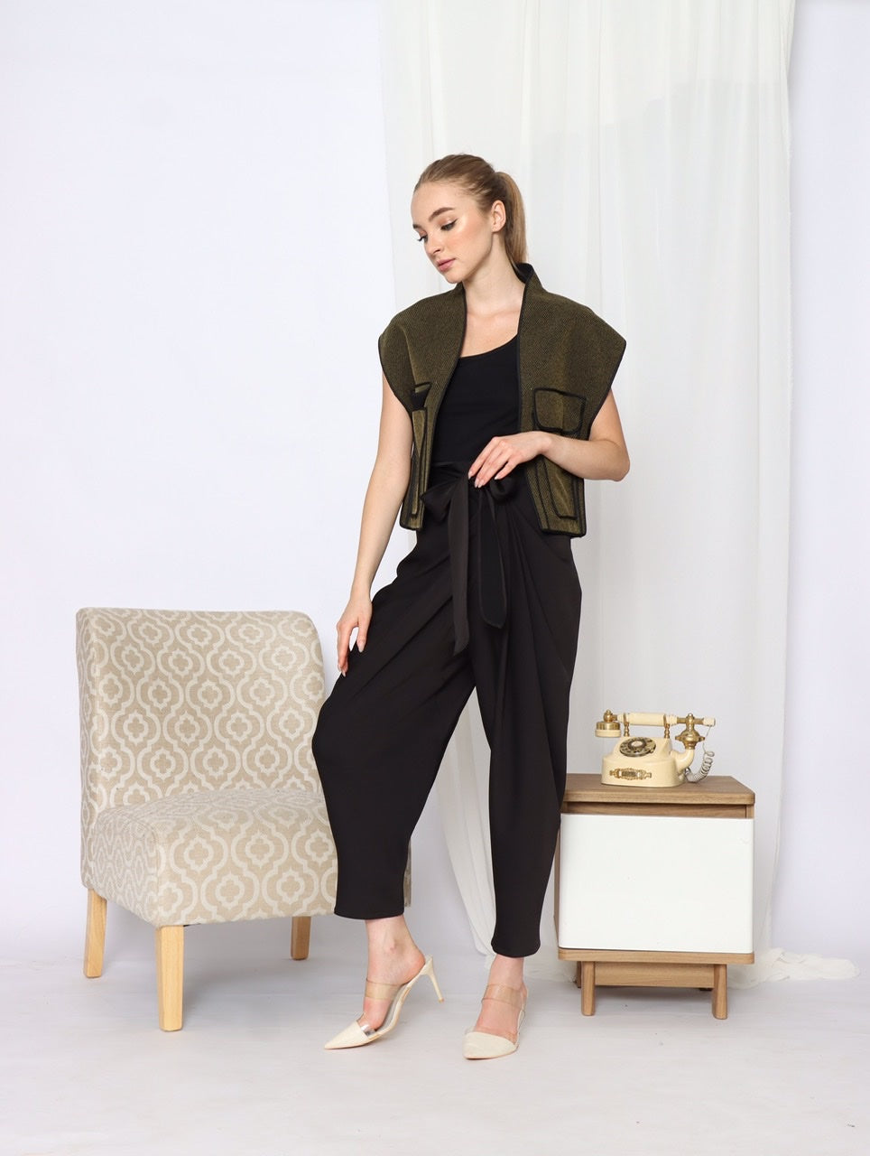 Outer Kaku Kantong in Olive