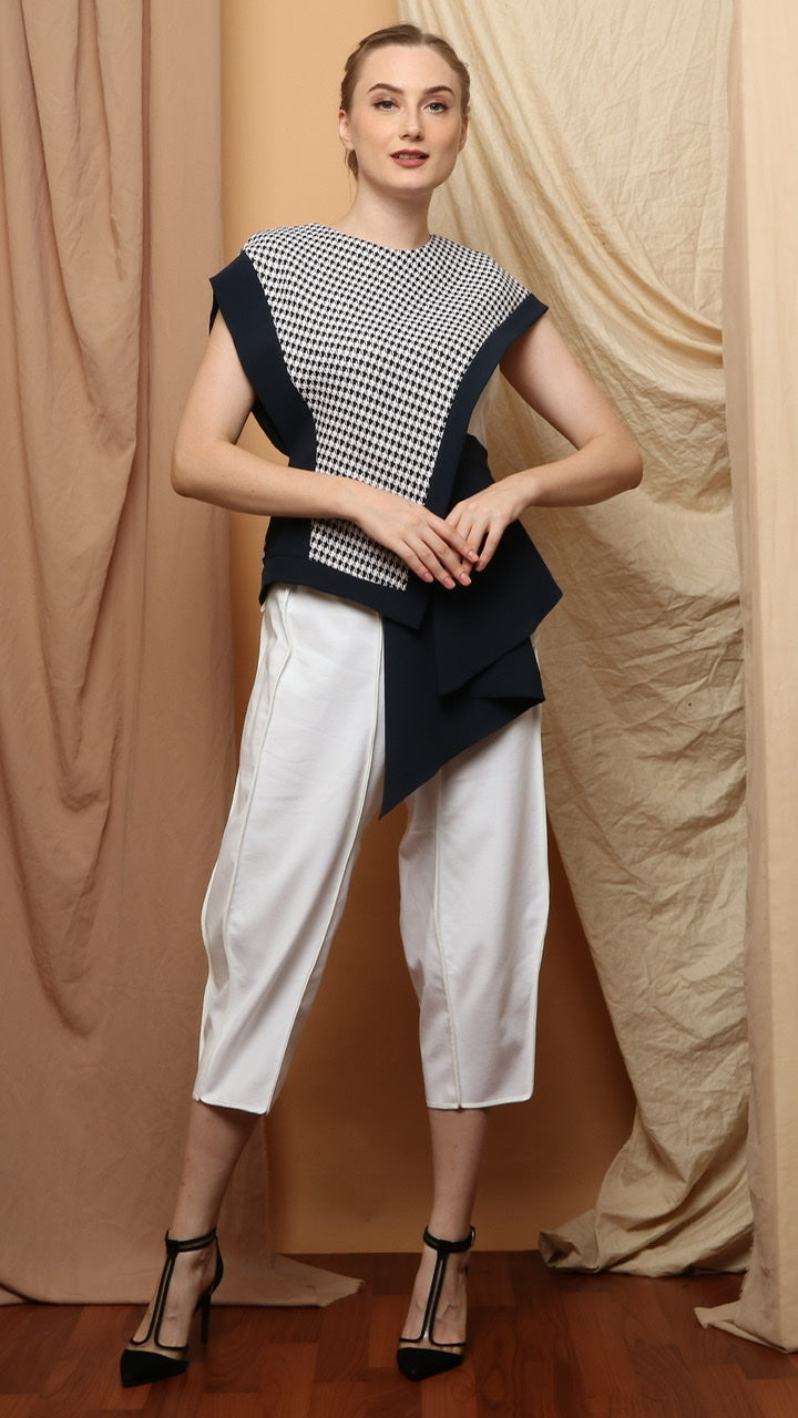Top Mustard Navy