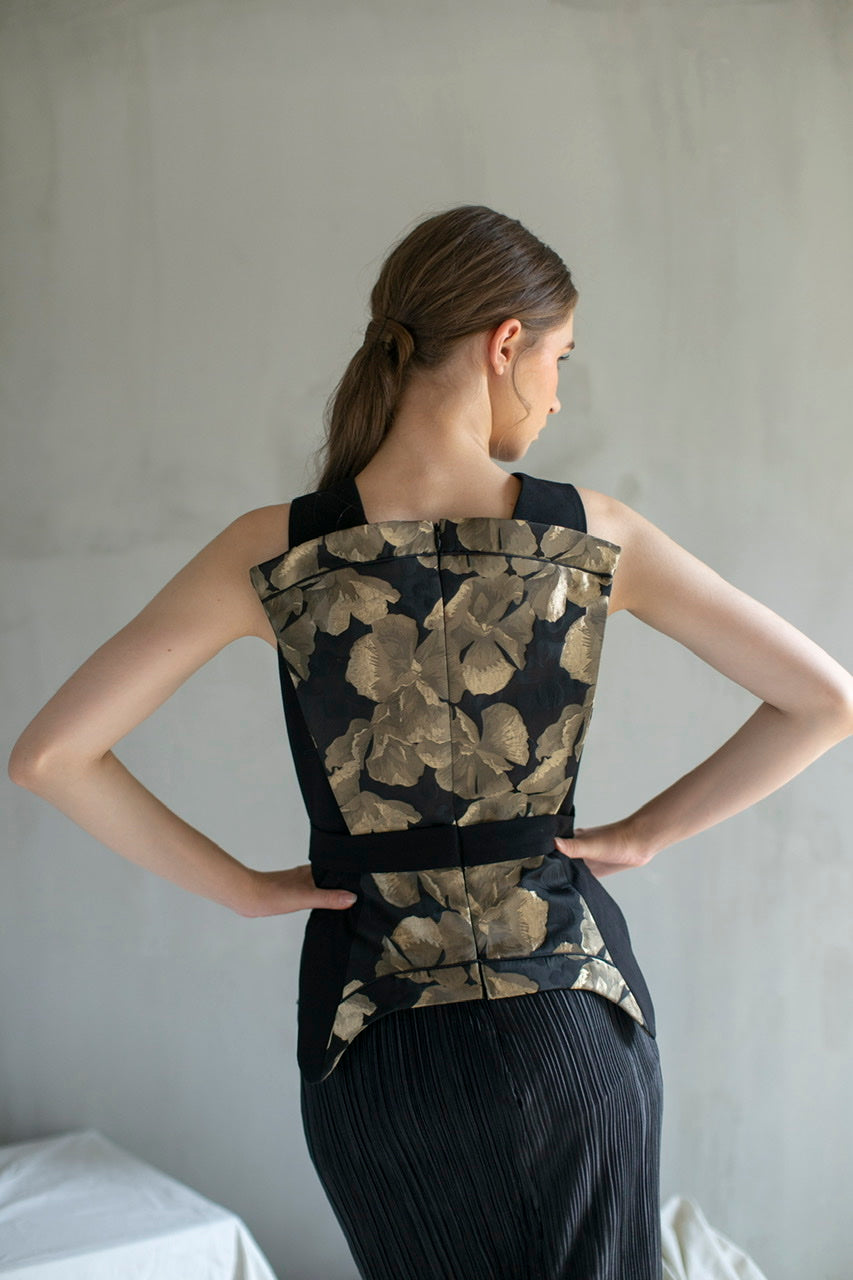 Dress Bunga Emas