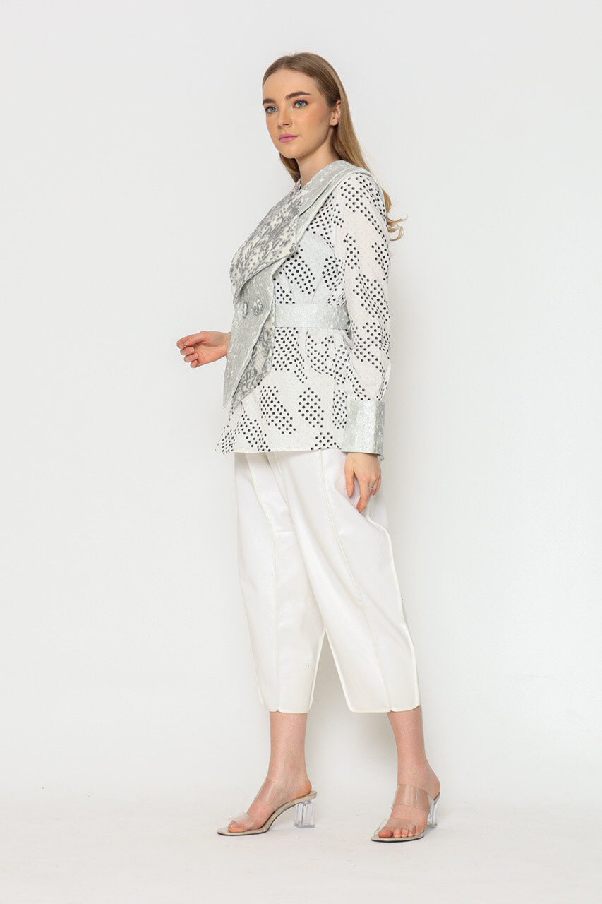 Bloom Kemeja dan vest Duo in Silver