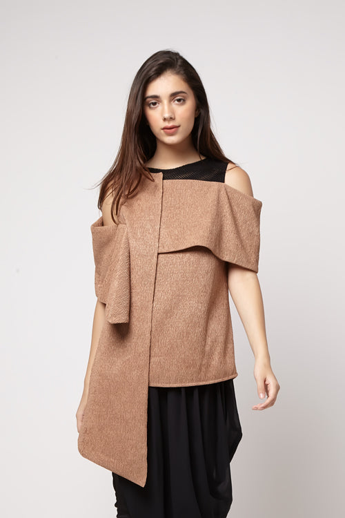 Sabrina Tile Pleats Top