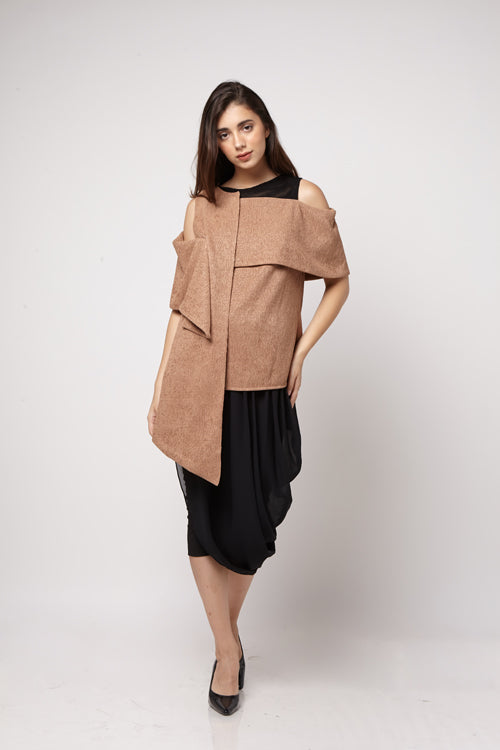 Sabrina Tile Pleats Top