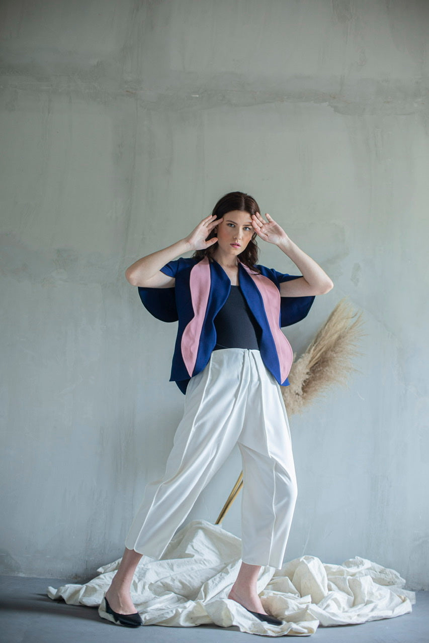 Outer Tulip Navy Pink