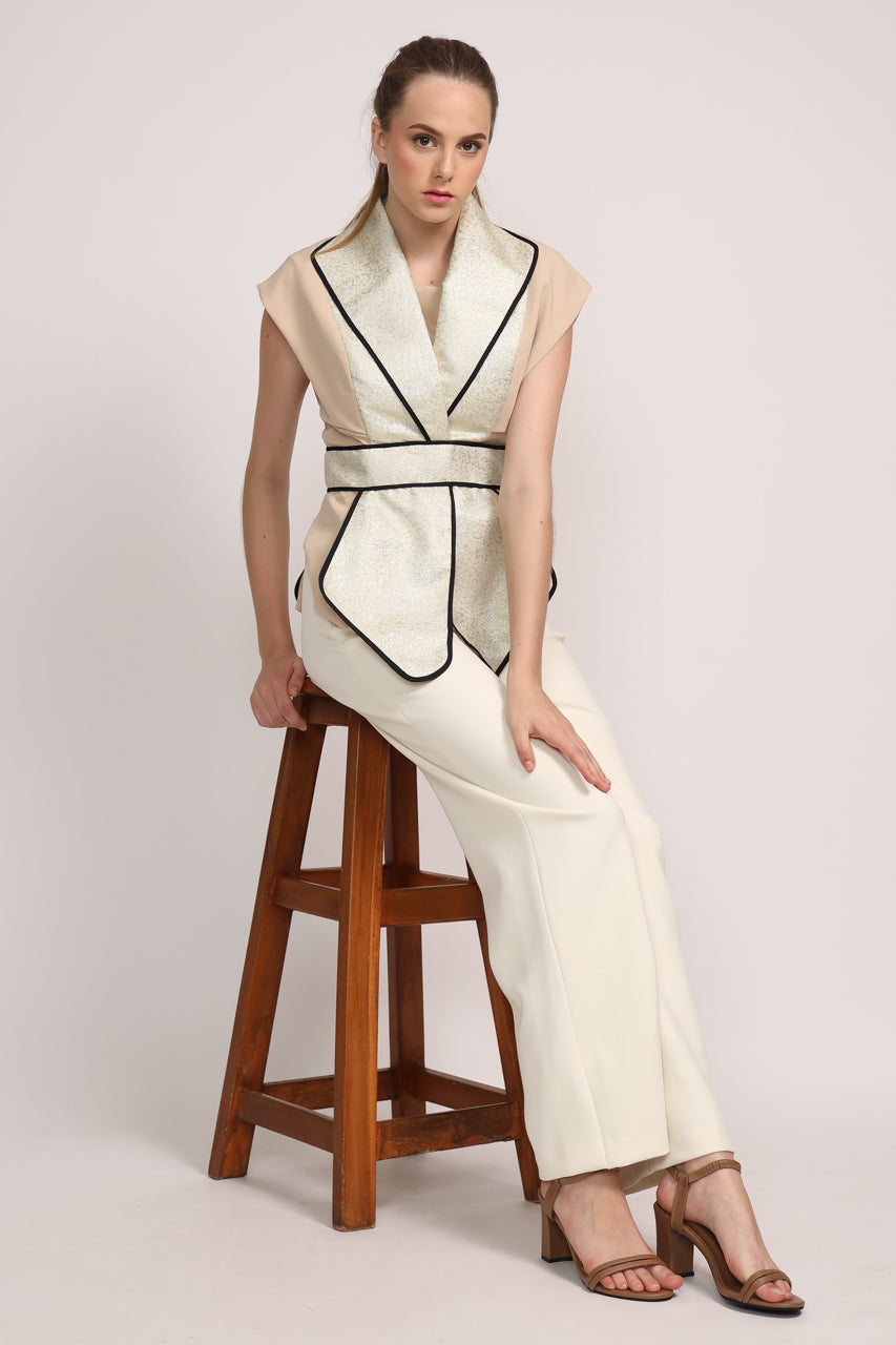 Bloom et Champs Blazer Kipas Beige