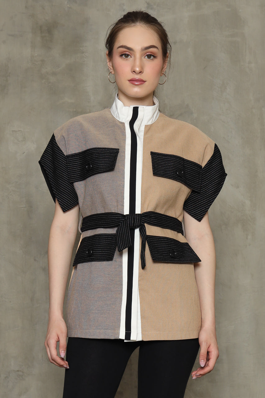 Bloom et Champs Kemeja Color Block