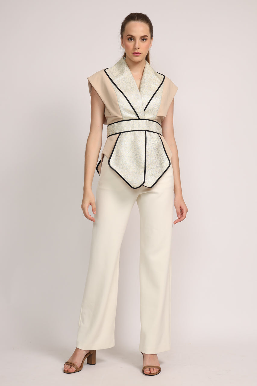 Bloom et Champs Blazer Kipas Beige