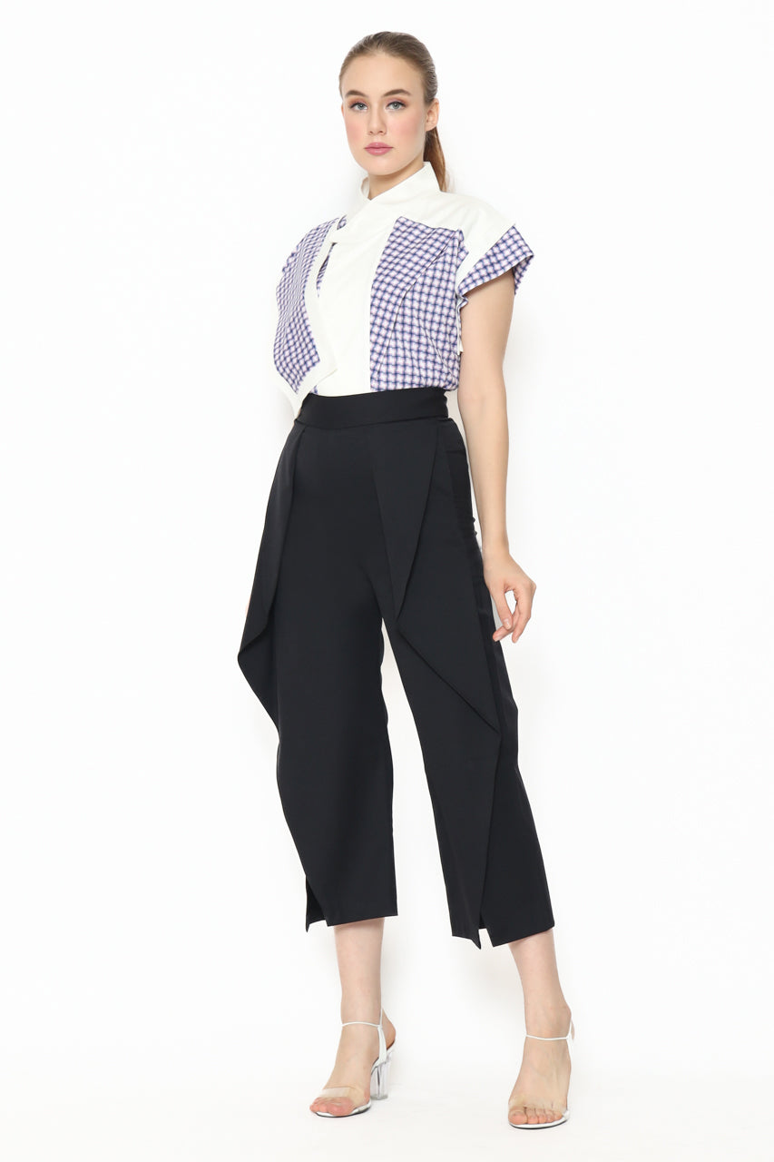 Bloom et Champs Kemeja Kerah Tinggi