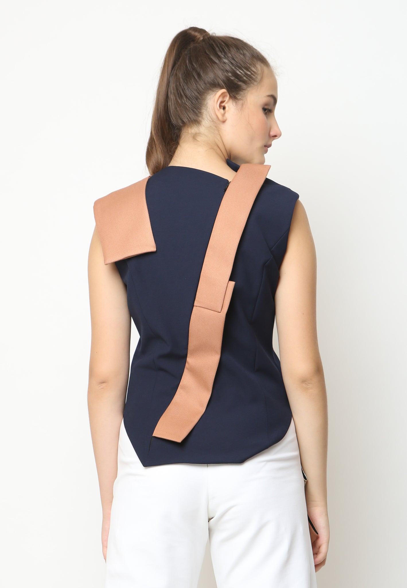 Top Jacquard Lapel