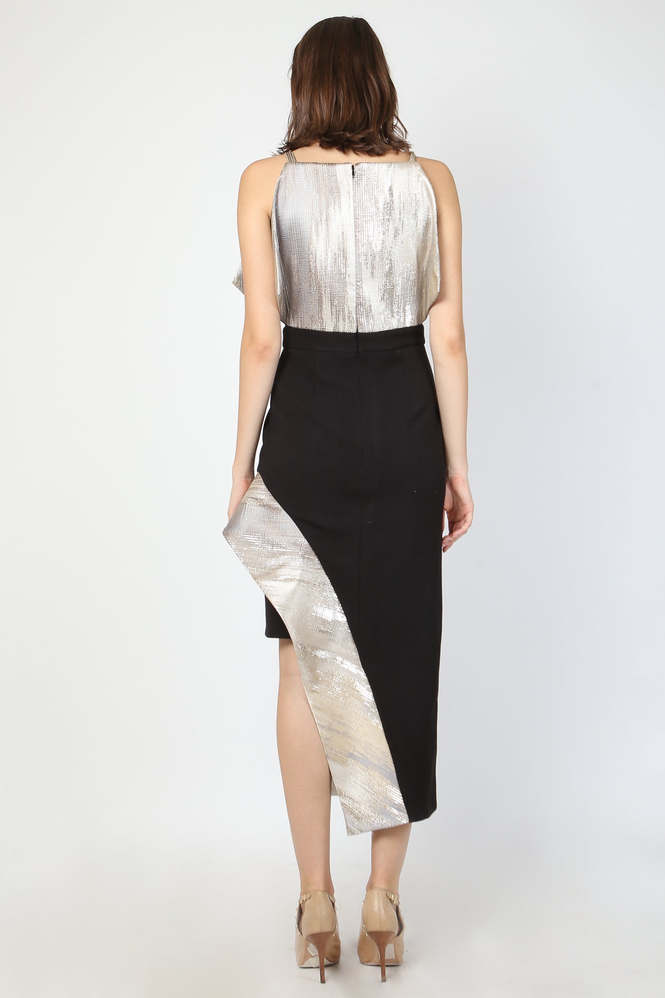 Dress Kotak Silver