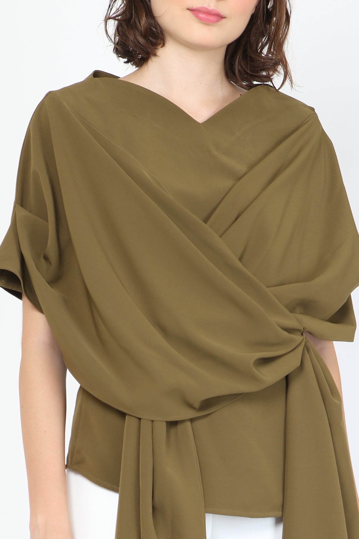 Top Olive Green