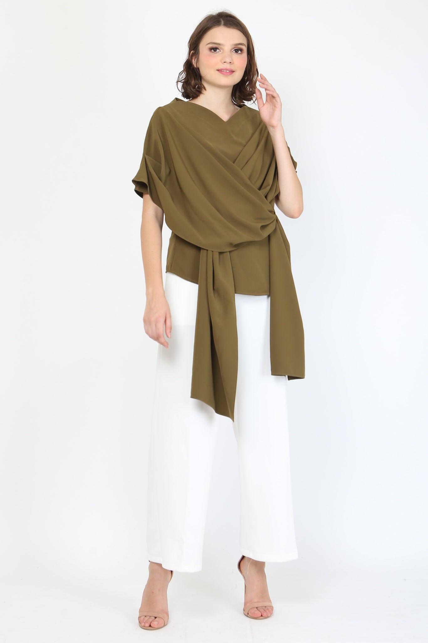 Top Olive Green