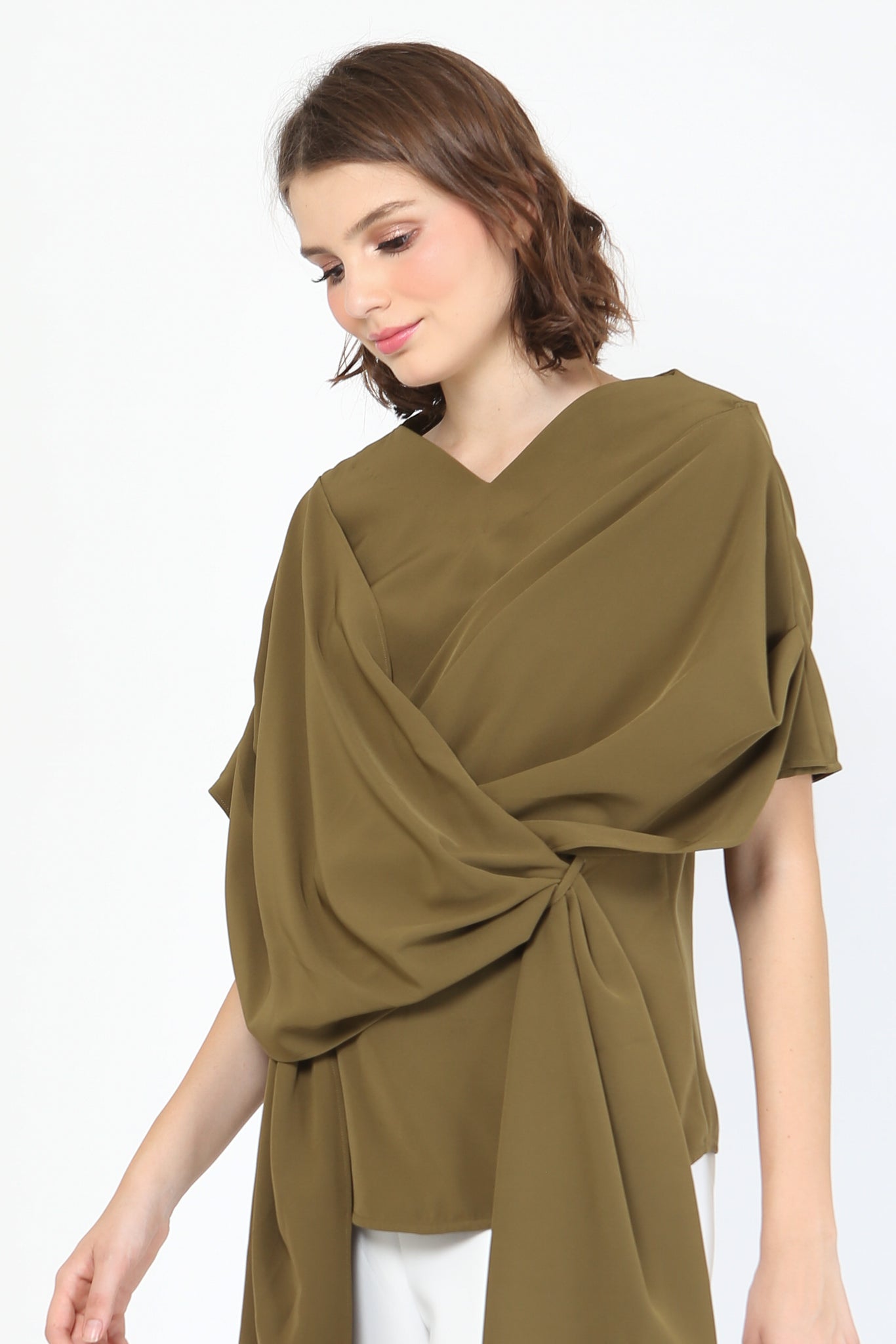 Top Olive Green