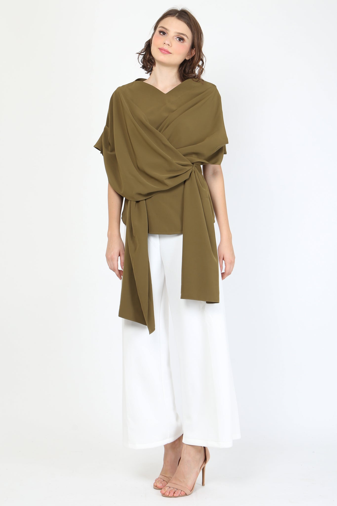 Top Olive Green