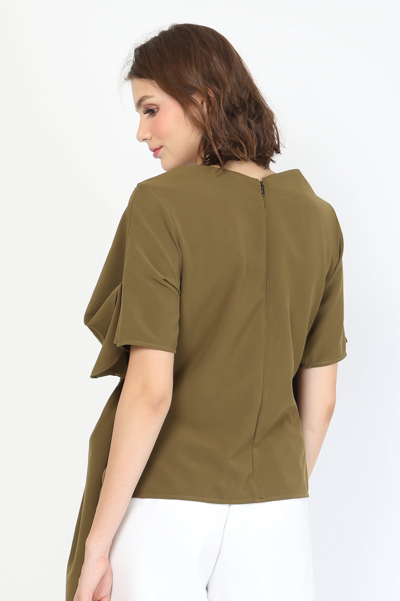 Top Olive Green