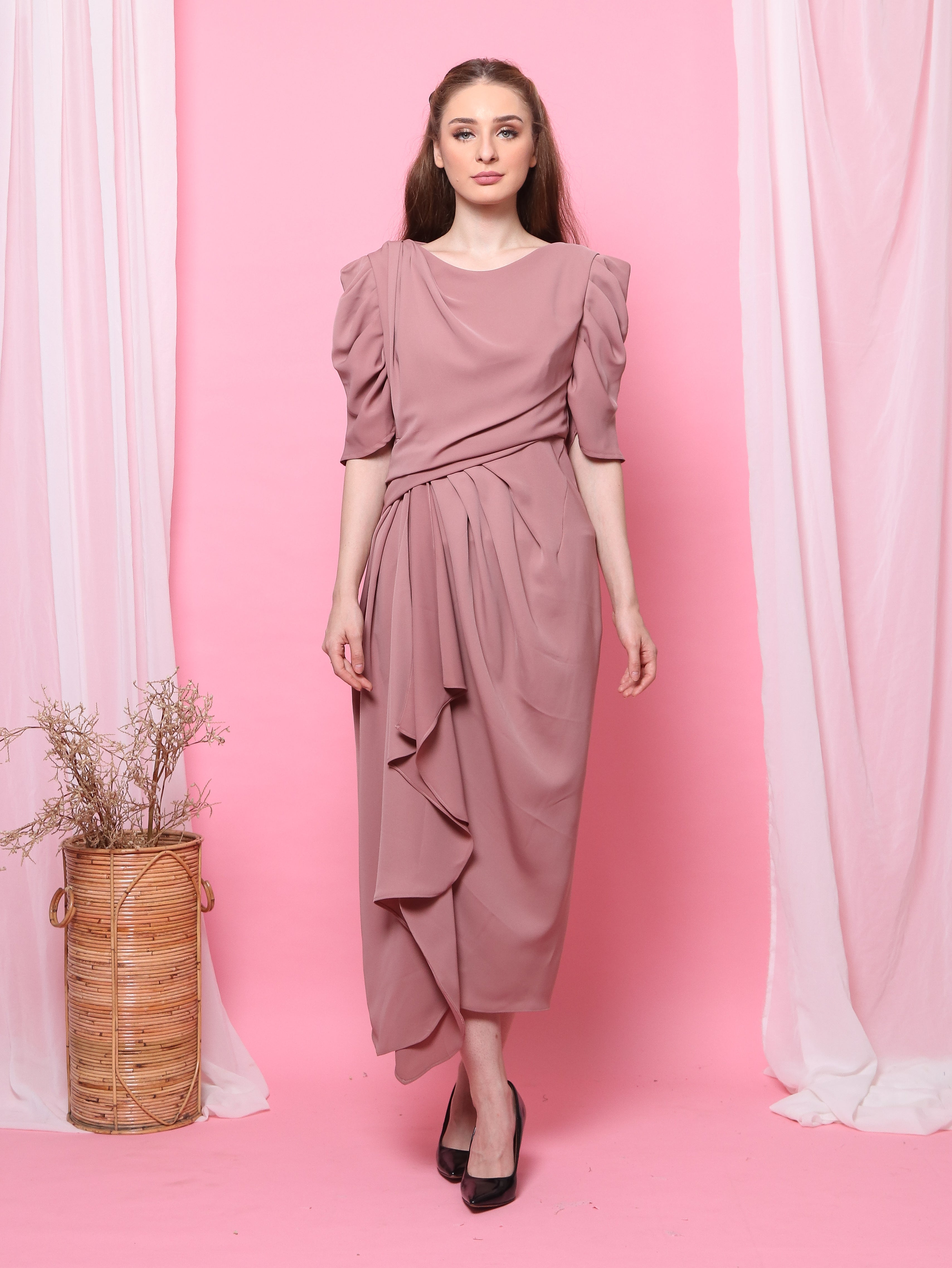 DRESS PLOI PINK SALEM