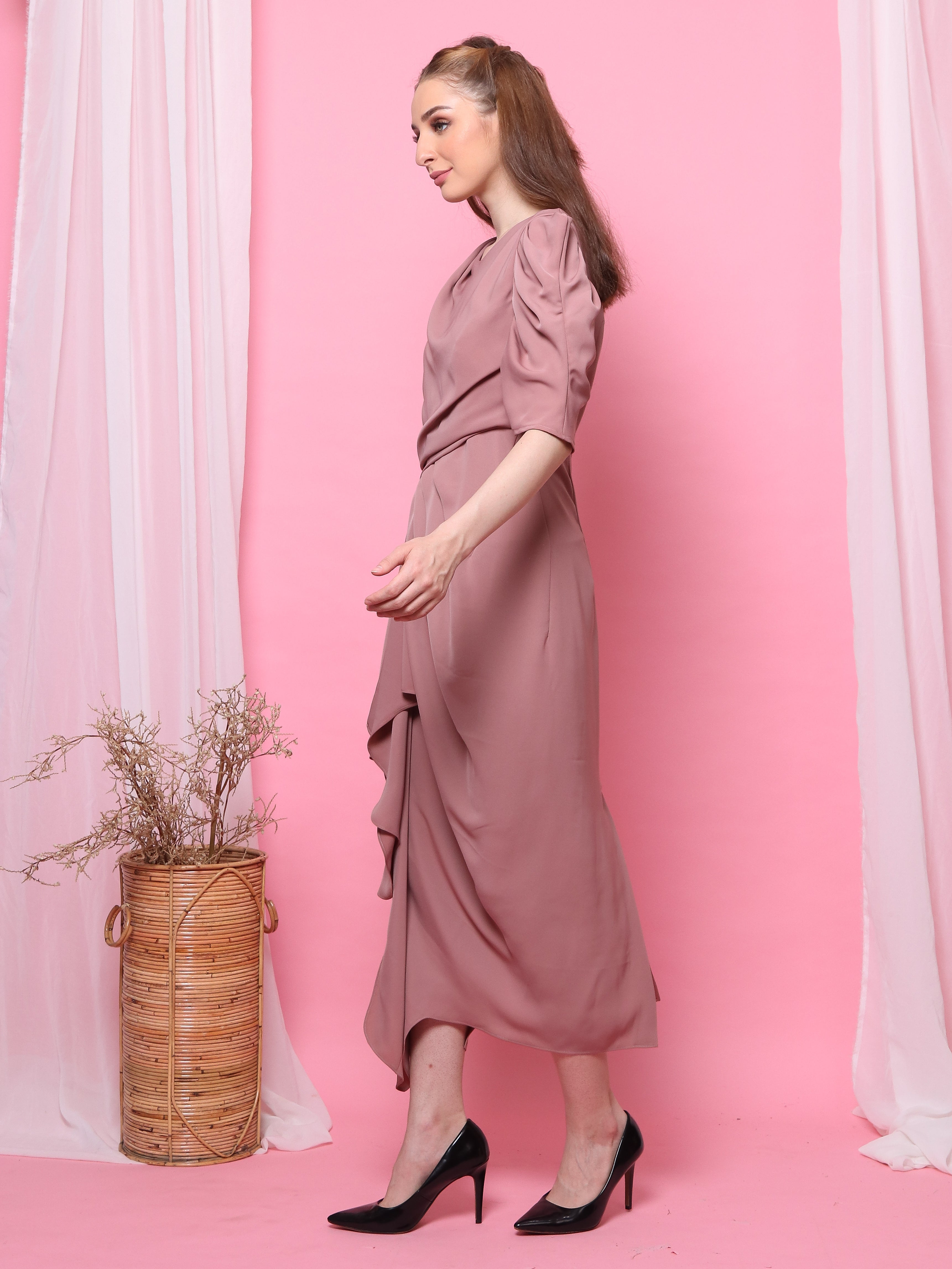 DRESS PLOI PINK SALEM
