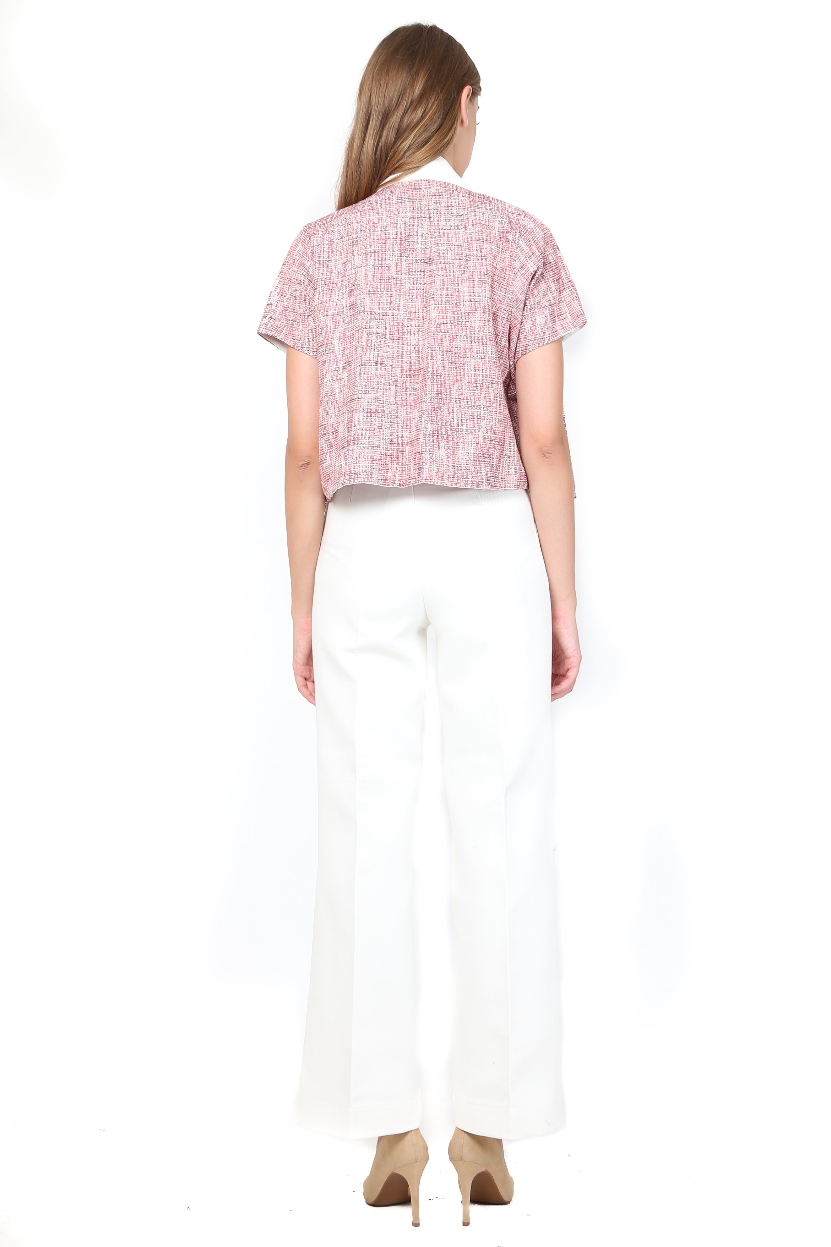 Top Kimono Rois Merah